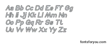 NEON GLOW Bold Italic -fontin tarkastelu
