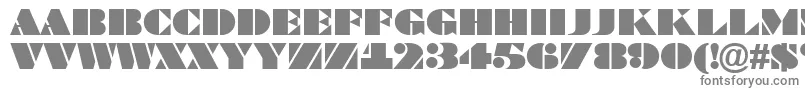 フォントABraggatitul – 白い背景に灰色の文字