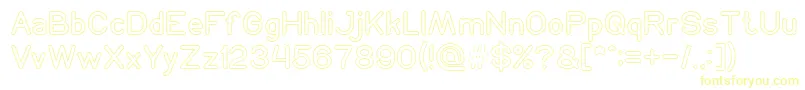 NEON GLOW Light Font – Yellow Fonts