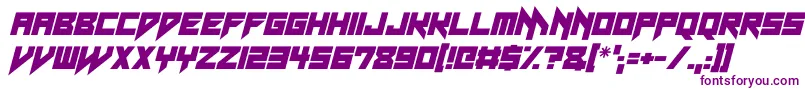 Neon Vampire Italic-fontti – violetit fontit