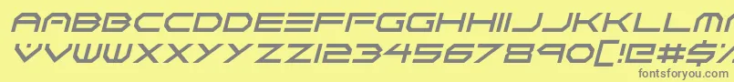 En savoir plus sur la police Neon Vortex Italic Police Neon Vortex Italic – polices grises sur fond jaune