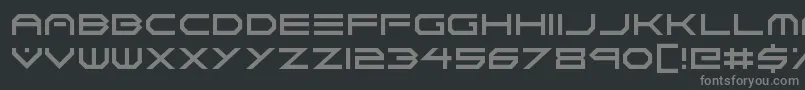 Шрифт Neon Vortex – серые шрифты на чёрном фоне