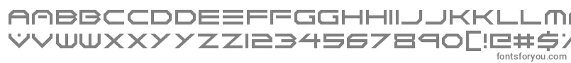 Neon Vortex Font – Gray Fonts on White Background