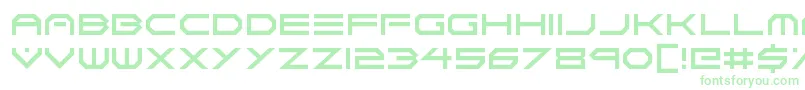 Neon Vortex Font – Green Fonts on White Background