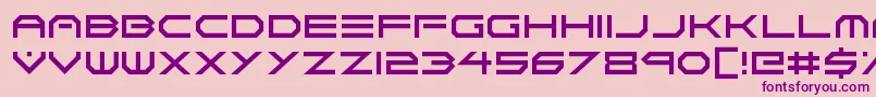 Шрифт Neon Vortex – фиолетовые шрифты на розовом фоне