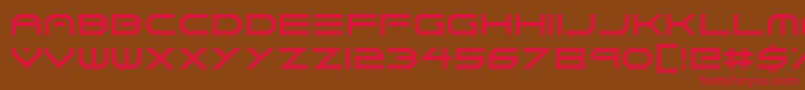 Neon Vortex Font – Red Fonts on Brown Background