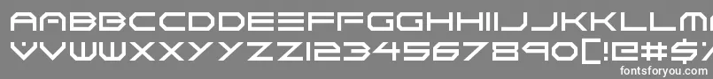 Neon Vortex Font – White Fonts on Gray Background