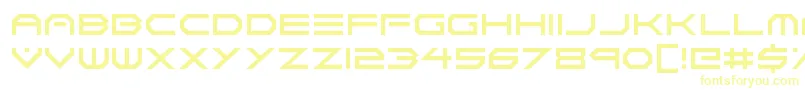 Шрифт Neon Vortex – жёлтые шрифты