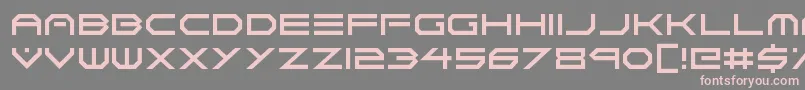 Neon Vortex Font – Pink Fonts on Gray Background
