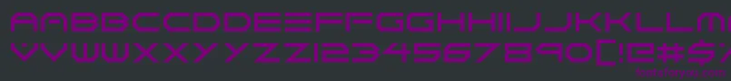 Neon Vortex Font – Purple Fonts on Black Background