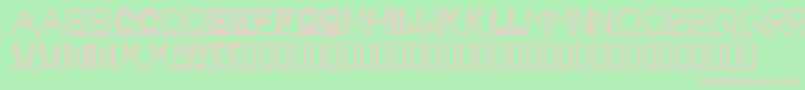 Neon Font – Pink Fonts on Green Background