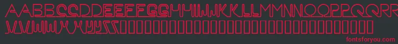 fuente Neon – Fuentes Rojas Sobre Fondo Negro