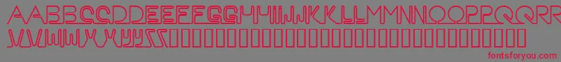 Neon Font – Red Fonts on Gray Background