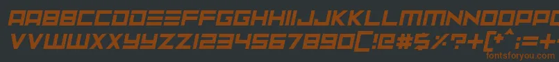 Подробнее о шрифте Neptune Lander Italic Шрифт Neptune Lander Italic – коричневые шрифты на чёрном фоне