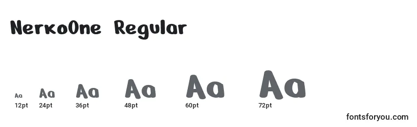 NerkoOne Regular Font Sizes