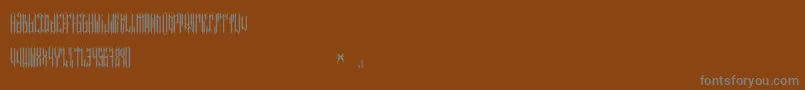 More about NETHER TYPE BETA 01 Font NETHER TYPE BETA 01 Font – Gray Fonts on Brown Background