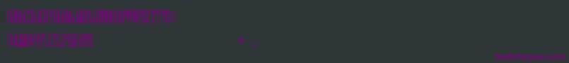 Шрифт NETHER TYPE BETA 01 – фиолетовые шрифты на чёрном фоне