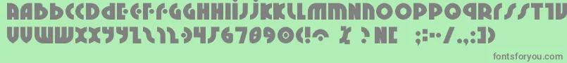 neuralnomicon Font – Gray Fonts on Green Background