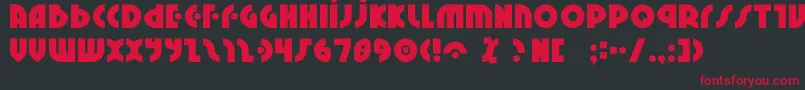 neuralnomicon Font – Red Fonts on Black Background