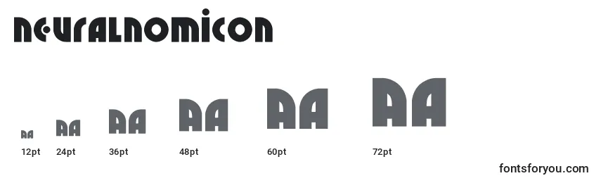 Neuralnomicon (135486) Font Sizes