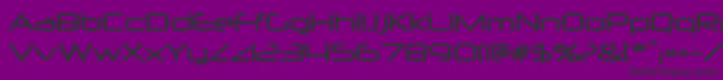 neuropol-Schriftart – Schwarze Schriften auf violettem Hintergrund