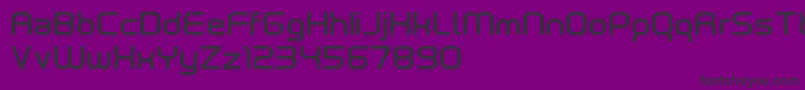 neutrond Font – Black Fonts on Purple Background