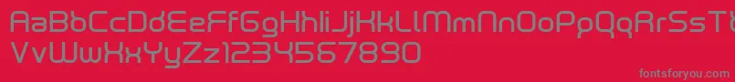 neutrond Font – Gray Fonts on Red Background