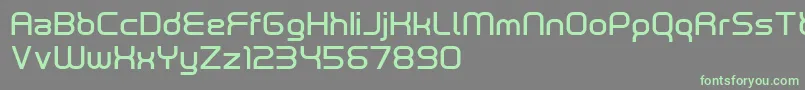 neutrond Font – Green Fonts on Gray Background