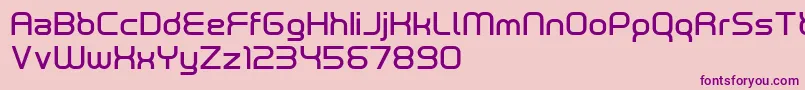 neutrond Font – Purple Fonts on Pink Background