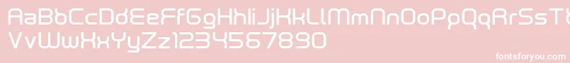 neutrond Font – White Fonts on Pink Background