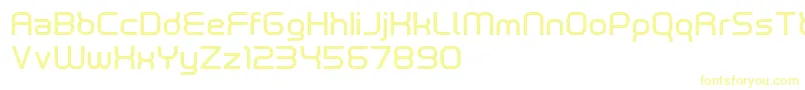 neutrond Font – Yellow Fonts on White Background