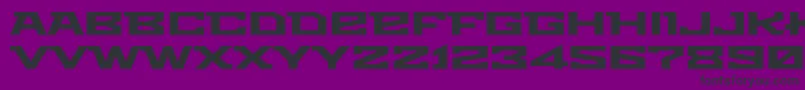 Metro Font – Black Fonts on Purple Background