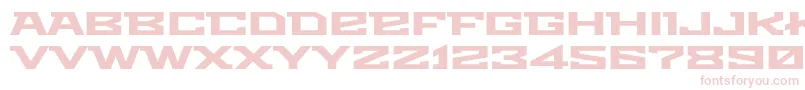 Metro Font – Pink Fonts on White Background