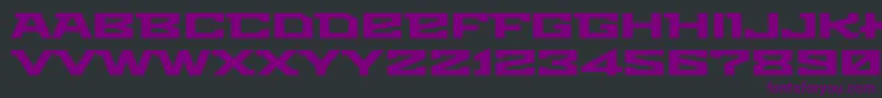 Metro Font – Purple Fonts on Black Background