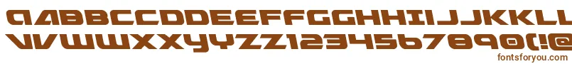 Czcionka Graymalkinleft – brązowe czcionki na białym tle
