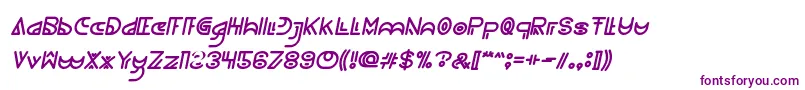 NEVER ENDING MAZE Italic-fontti – violetit fontit