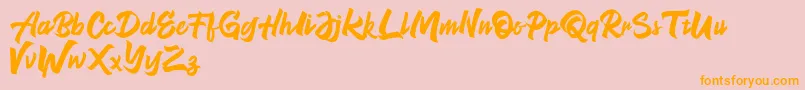 Más sobre la fuente NeverEnding Free Version fuente NeverEnding Free Version – Fuentes Naranjas Sobre Fondo Rosa