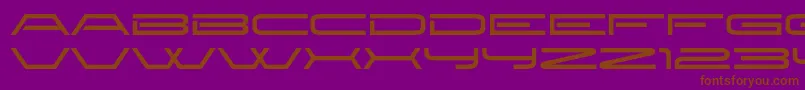 new brilliant-fontti – ruskeat fontit violetilla taustalla
