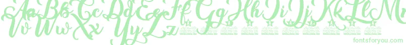 New Era Personal Use Font – Green Fonts on White Background