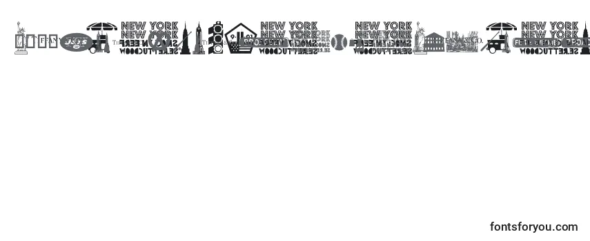 Обзор шрифта New York , New York 1
