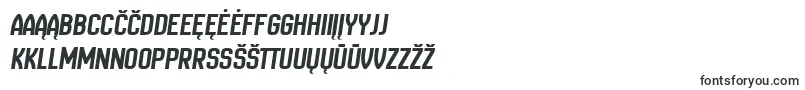 Czcionka NewAmsterdam Italic – litewskie czcionki