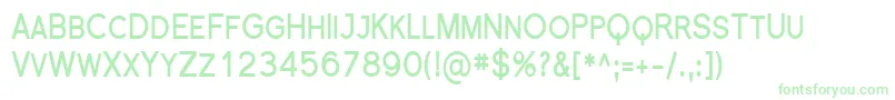 Florsn26 Font – Green Fonts