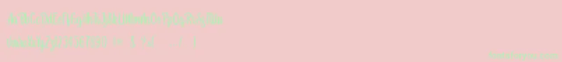 More about Newest Oldest Personal Use Font Newest Oldest Personal Use Font – Green Fonts on Pink Background