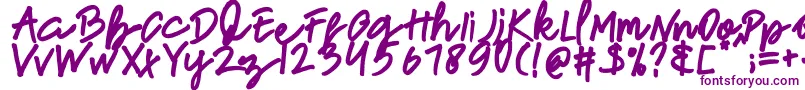 Шрифт newfrench – фиолетовые шрифты
