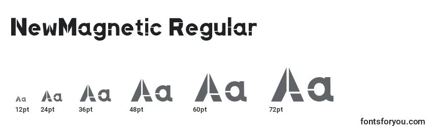 Größen der Schriftart NewMagnetic Regular