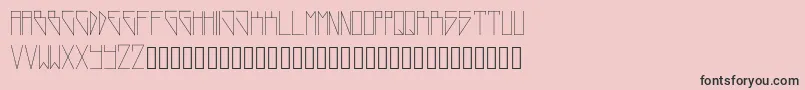 フォントNewWorld – ピンクの背景に黒い文字