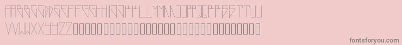 NewWorld Font – Gray Fonts on Pink Background