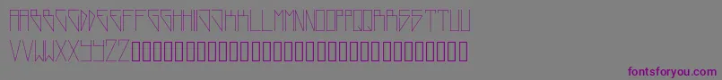 NewWorld Font – Purple Fonts on Gray Background
