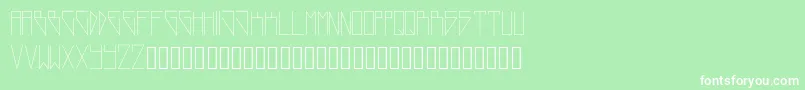 NewWorld Font – White Fonts on Green Background