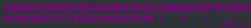 Weitere Informationen zur NewYorkers-Schriftart NewYorkers-Schriftart – Violette Schriften auf schwarzem Hintergrund